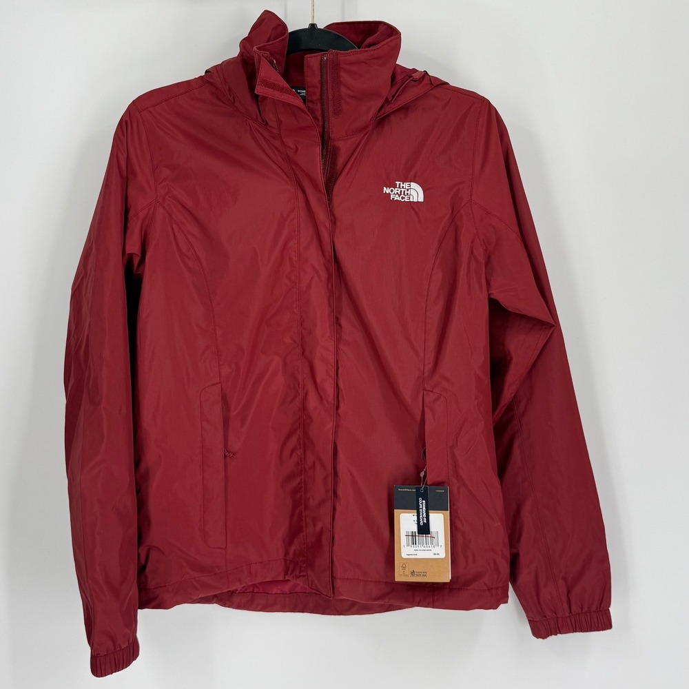 The North Face Resolve 2 Jacket Womens Small Pomegranate Red Rain NF0A2VCUR61-S